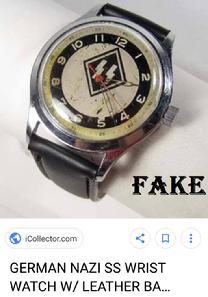 fake nazi wrist watch