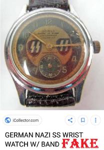 fake nazi wrist watch