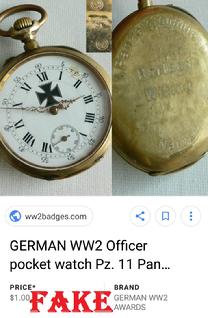 WW2 German Fake Watches