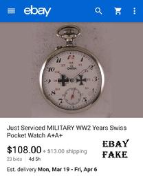 fake german ww2 watch