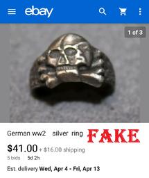 fake Nazi rings