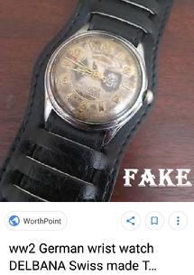 fake nazi wrist watch