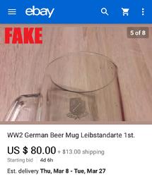 Fake Nazi Beer Mugs