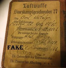 fake nazi ID