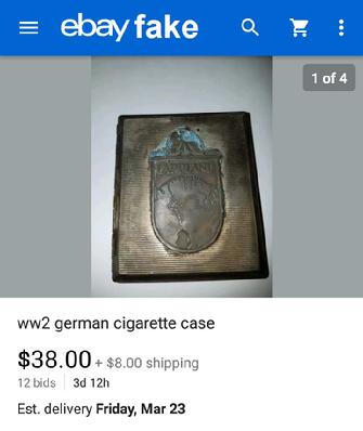 WW2 German Cigarette Case