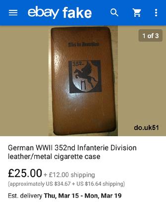 Nazi Fakes on ebay