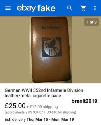 Nazi Fakes on ebay