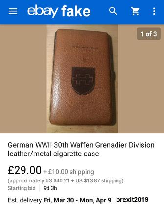 Nazi Fakes on ebay