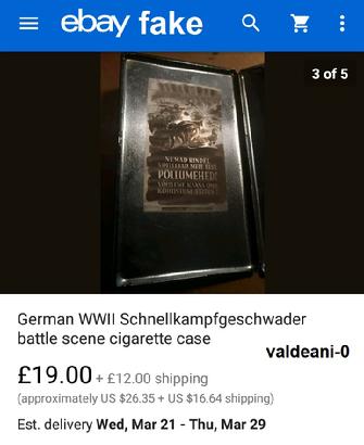 Nazi Fakes on ebay