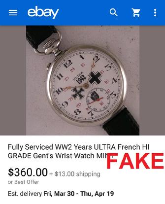 theoldwatchmaker, WW2 Years ULTRA French HI Grade Gents Wrist Watch MINT
