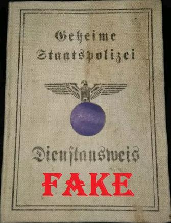 Fake Nazi ID, gerrhembr_0, ebay, forgery, Nazi ID, Nazi Passbook, SS Passport