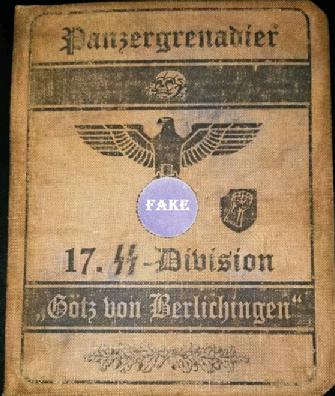Fake Nazi ID, gerrhembr_0, ebay, forgery, Nazi ID, Nazi Passbook, SS Passport