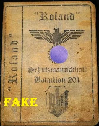 Fake Nazi ID, gerrhembr_0, ebay, forgery, Nazi ID, Nazi Passbook, SS Passport