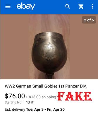 zeros777, Nazi Fakes, Fake Nazi Silverware, Fake Eva Braun