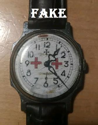WW2 Red Cross Watch, Brexit2019, fake nazi items, ebay fakes, WW2 fakes, German WW2 military fakes