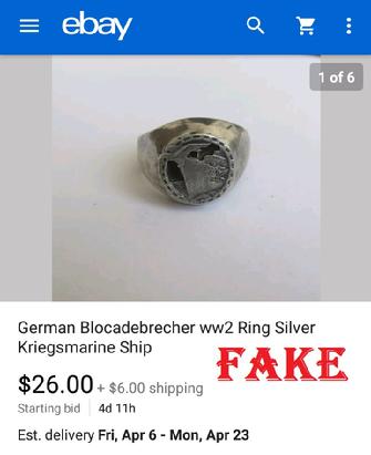 fake nazi rings