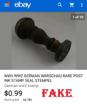 fake nazi stamps, seals, ink stamps, fikuslv