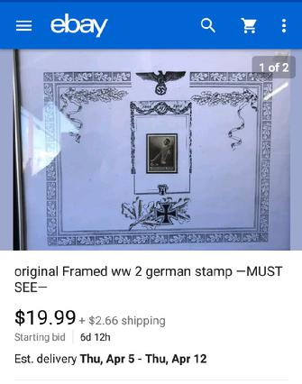Nazi Items on eBay