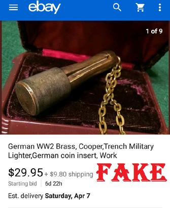oldtownch fake WW2 watch