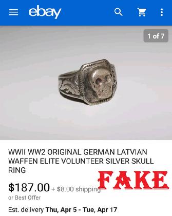 fake nazi ring