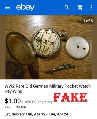 WW2 Rare Old German Military Pocket Watch Key Wind