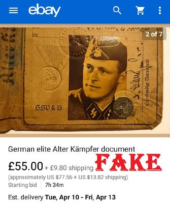 German elite Kampfer document