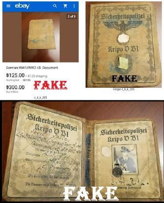 fake nazi ID