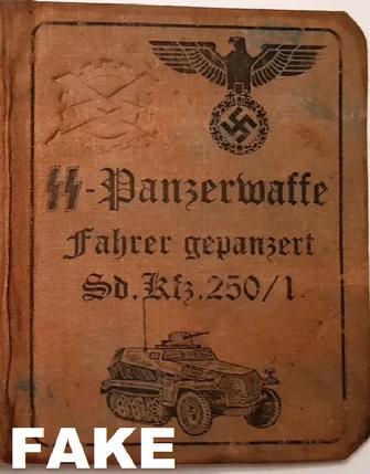 Fake Nazi ID