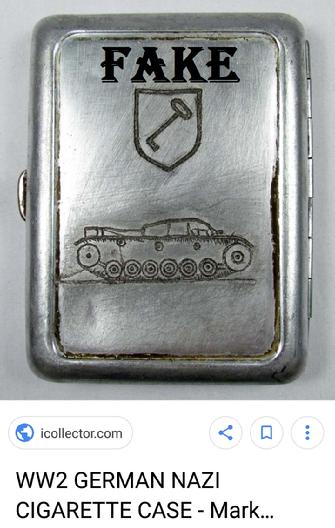 Fake Nazi Cigarette Cases