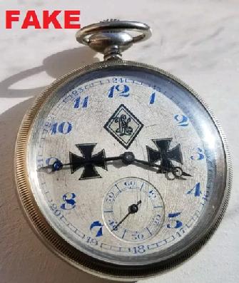German WW2 Lah Panzer 1. Division Officer German Drott Pocket Watch