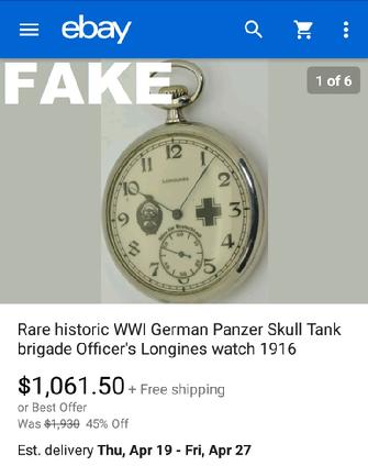 Sofia Bulgarian Fake Nazi Watches