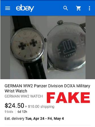 nazi watch ww2