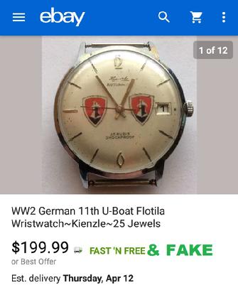 fake nazi watch