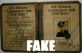 Nazi ID on ebay
