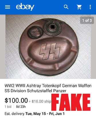 WW2 German Ashtray