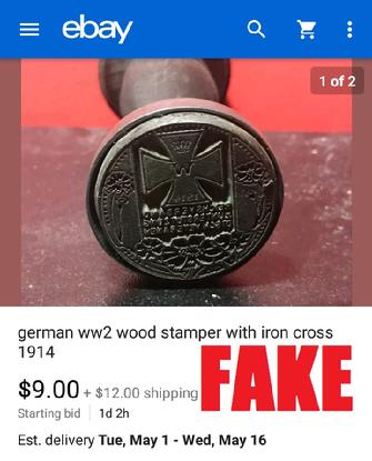 WW2 German Ink Stamp