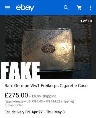 WW2 German Cigarette Case