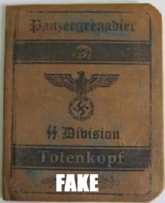 Nazi Military Passbooks and IDs