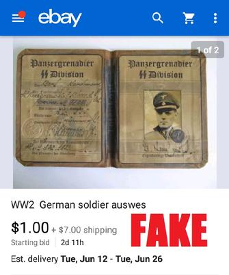 Nazi Military Passbooks and IDs