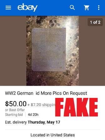 WW2 German ID Book