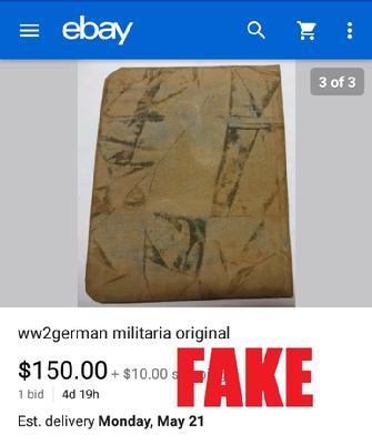 Fake Nazi Passbook, ID, WW2