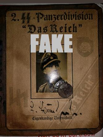 Fake Nazi Passbook, ID, WW2