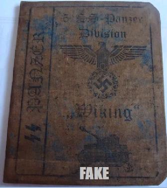 Fake Nazi Passbook, ID, WW2