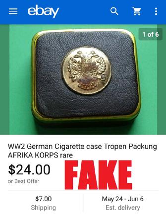 WW2 German Cigarette Case