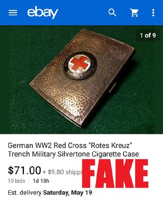 WW2 German Cigarette Case