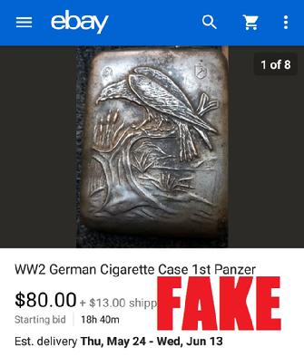 WW2 German Cigarette Case