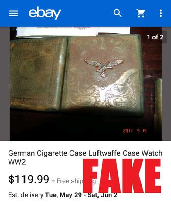 WW2 German Cigarette Case