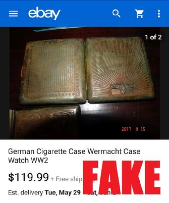 WW2 German Cigarette Case