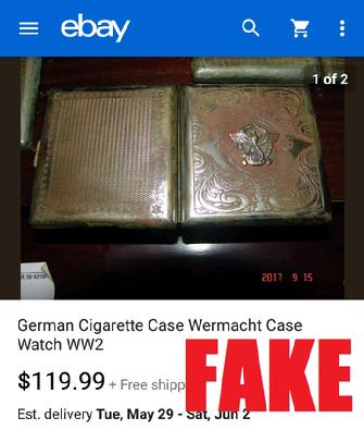 WW2 German Cigarette Case