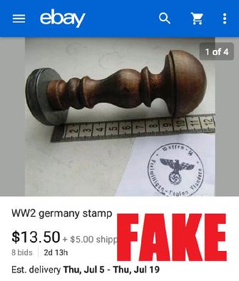 Nazi seals and stamps